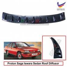 Proton Saga Iswara Saloon Sedan (1st Gen) Vortex Generator Shark Fin Aerodynamic Rear Top Roof Diffuser Diffusor